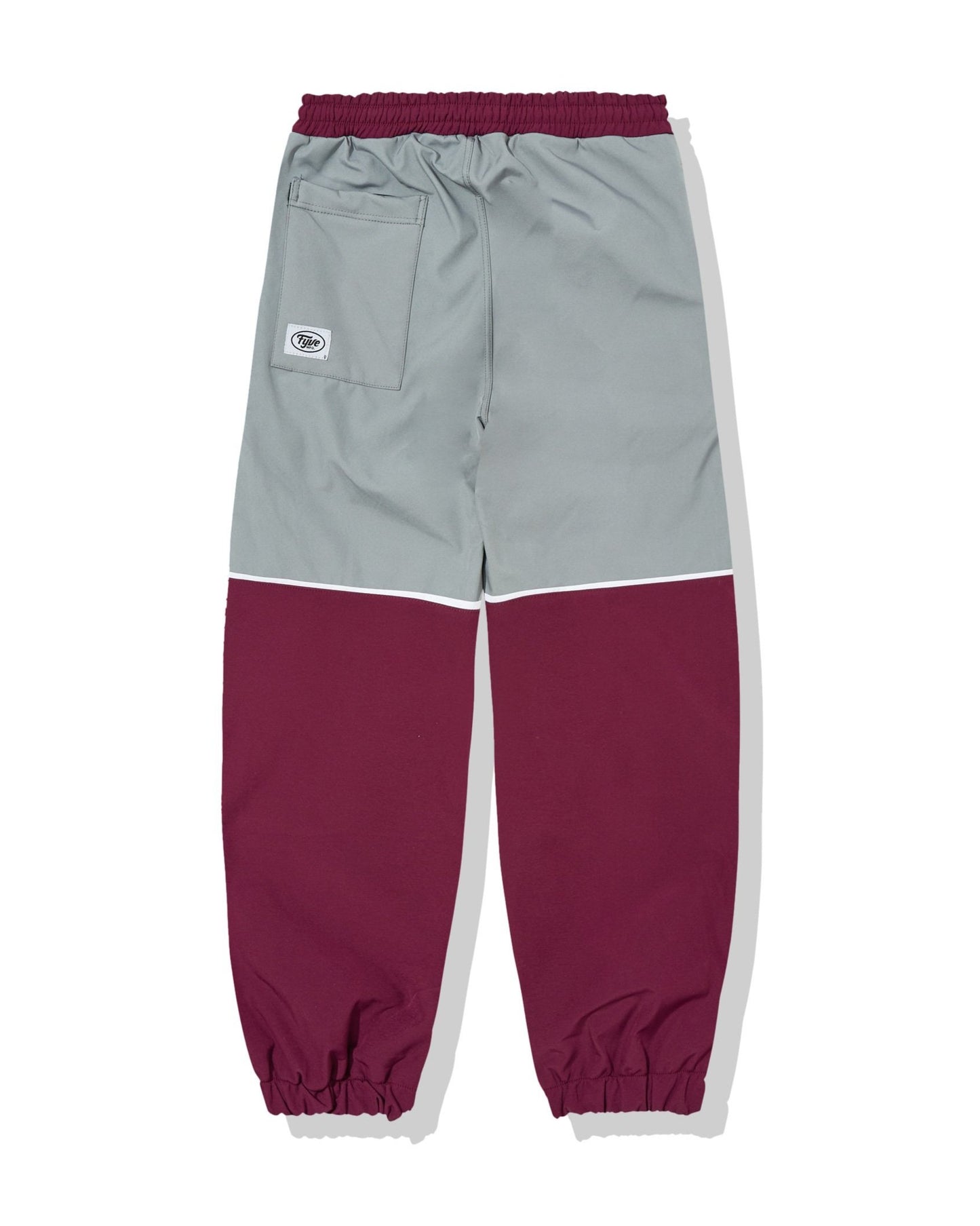 Maroon/Grey Extra Baggy Reflective + 2 inches