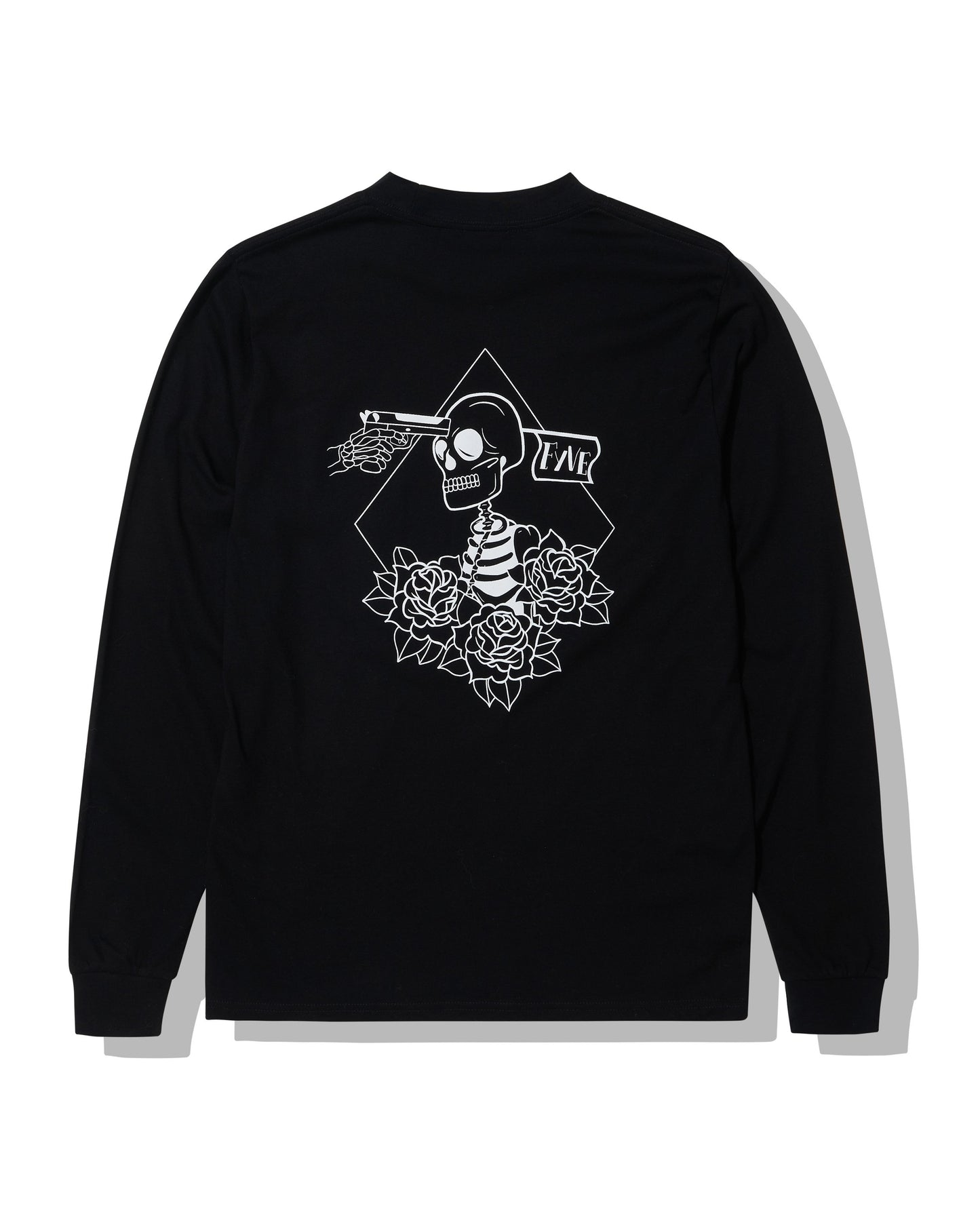 Black Skelly Long Sleeve Tee