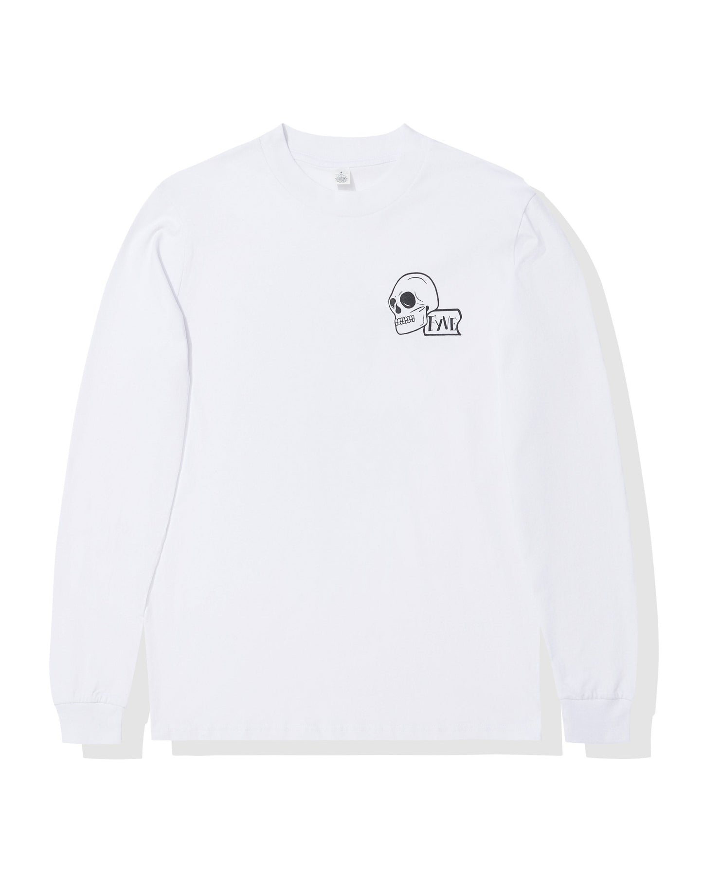 White Skelly Long Sleeve Tee