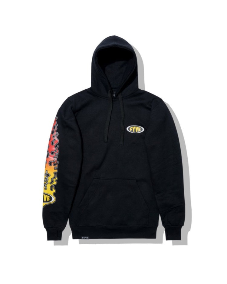 Black Speed Flame Hoody