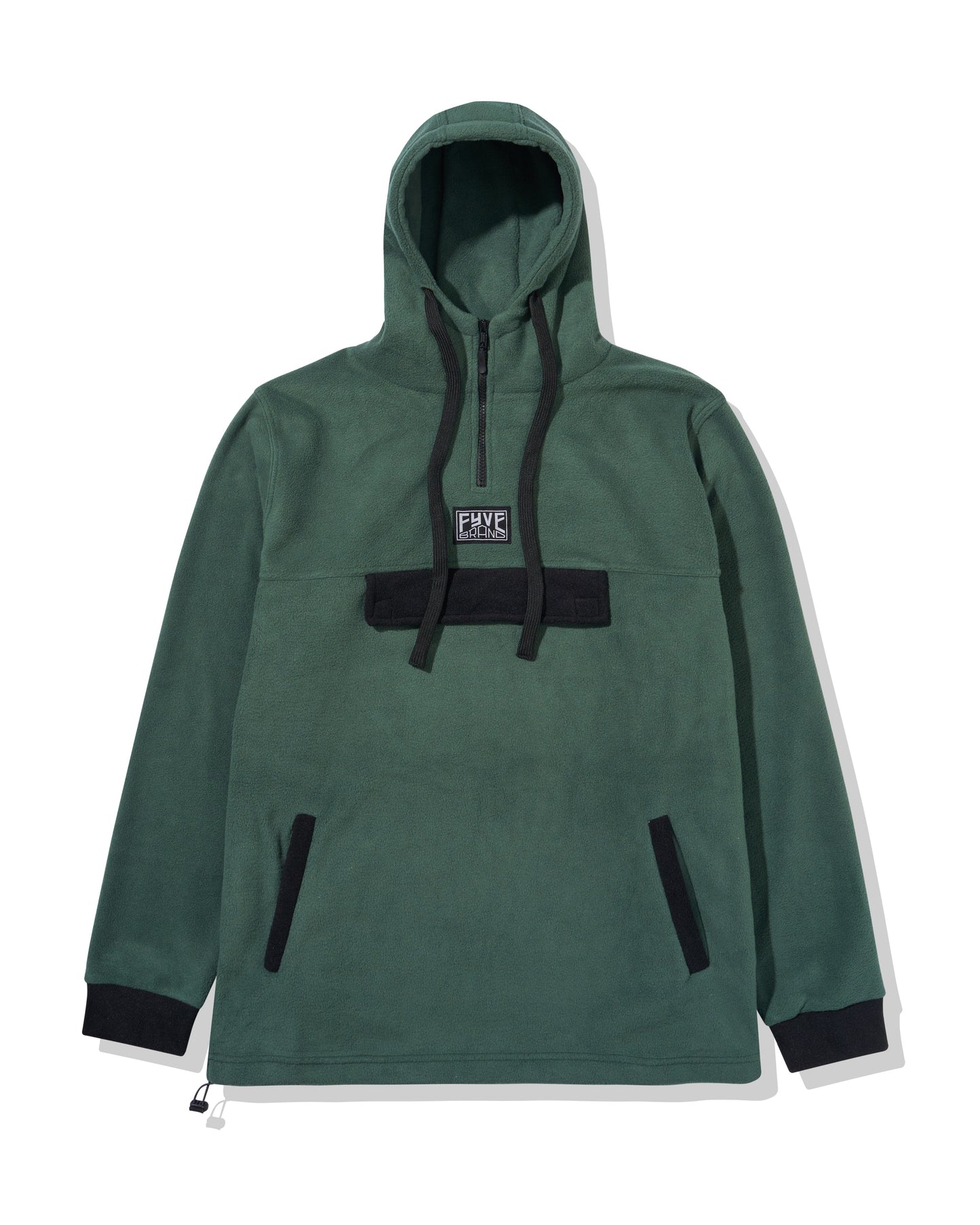 Green/Black Fleece Hoody