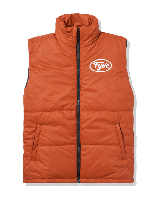 Orange Puffer Vest