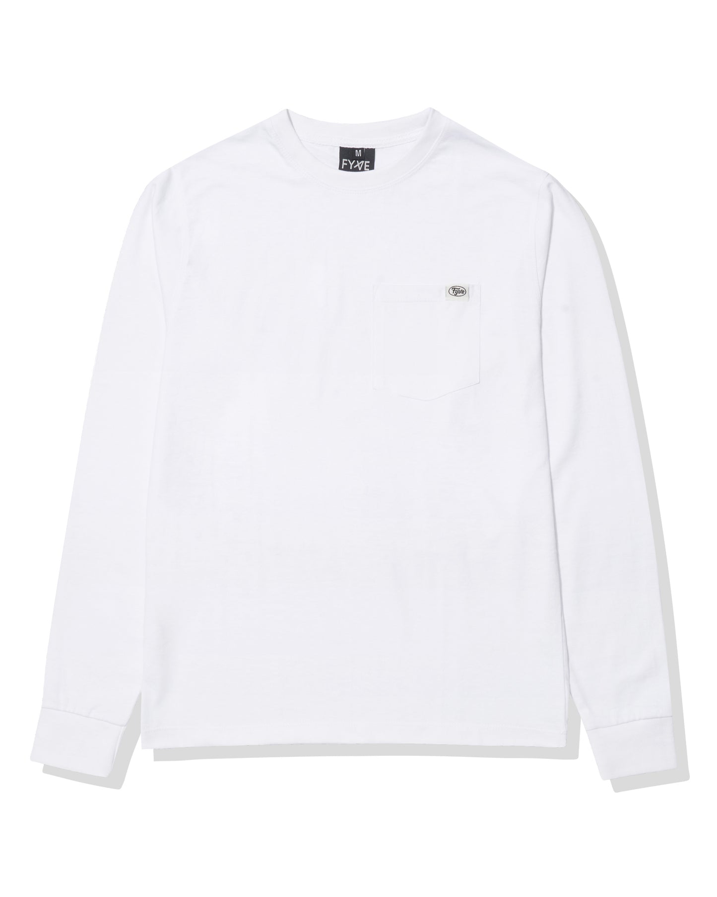 Classic White Pocket Long Sleeve Tee