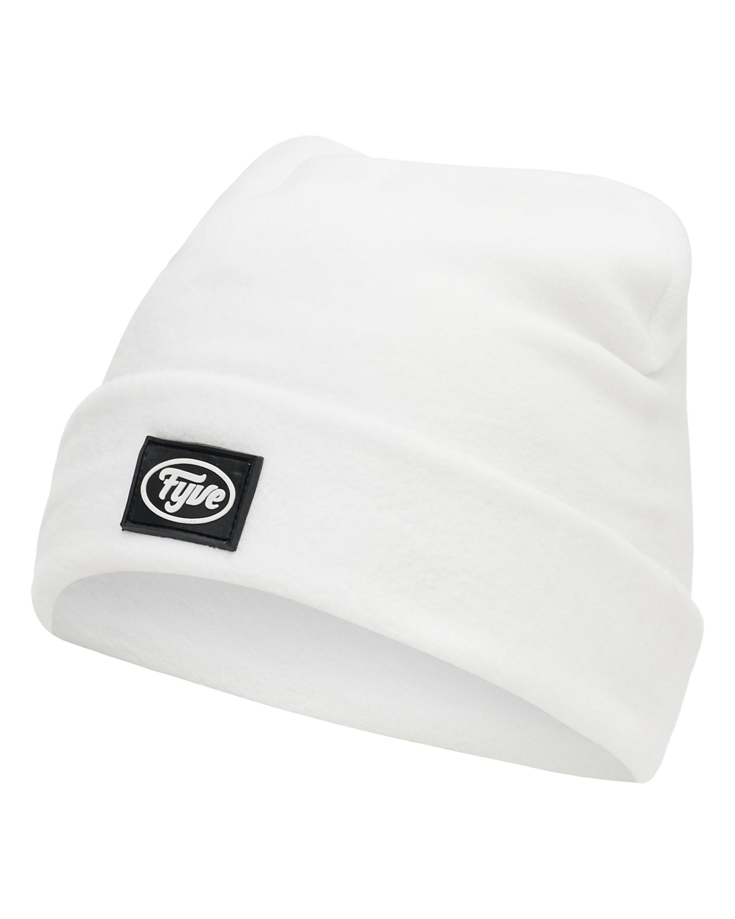 White Fleece Beanie