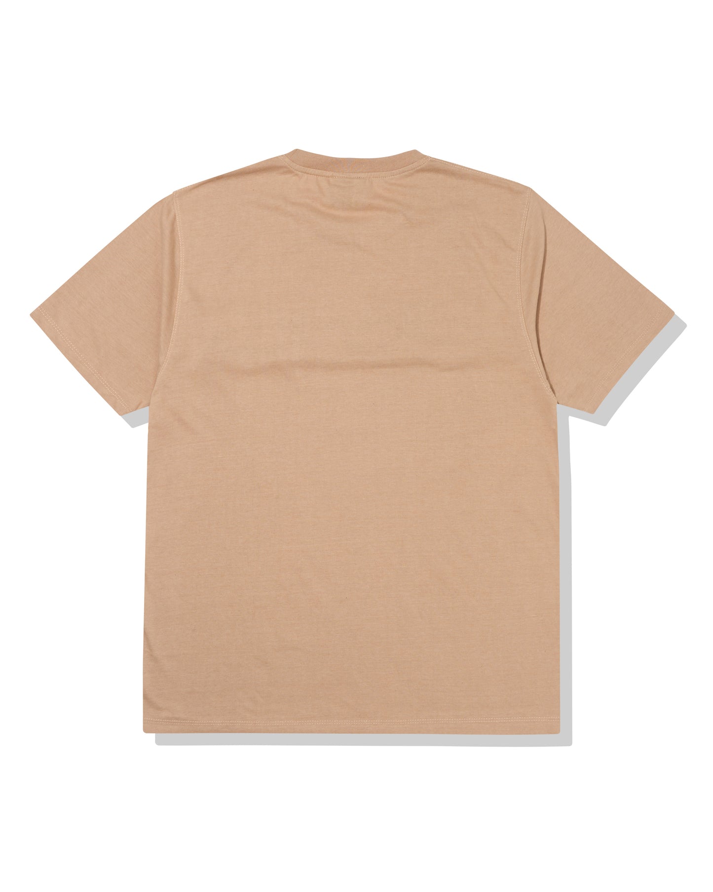 Embroidered Tan Metal Tee